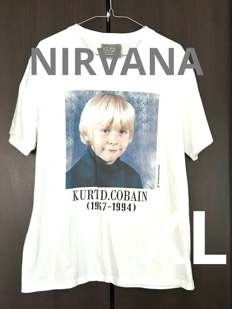  Cobain tシャツカートコバーン幼少期　ニルバーナ　NIRVANA