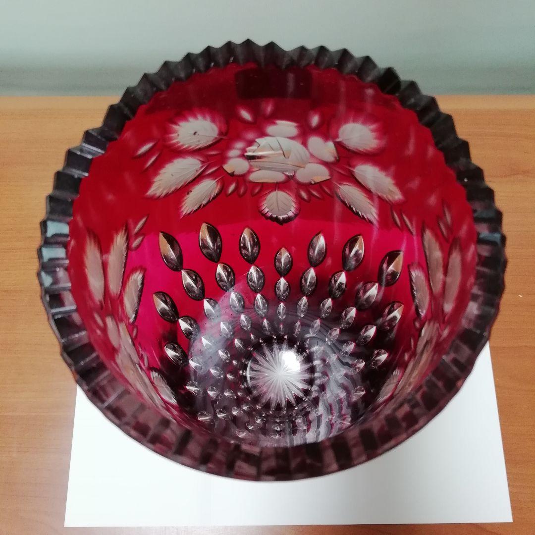 ラウジッツァー　クリスタル　花瓶