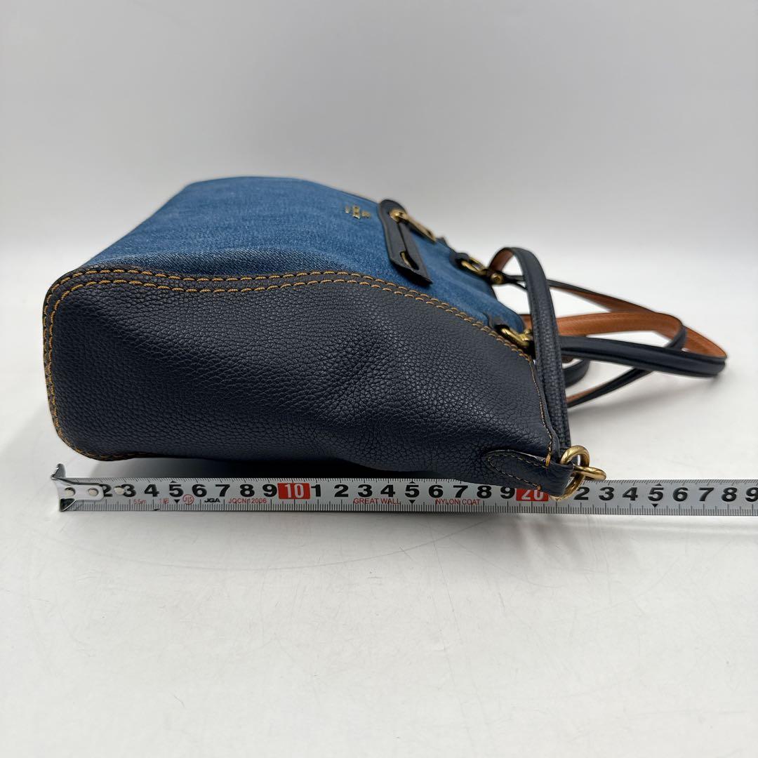 COACH coach コーチ ハンドバッグ ショルダーバッグ デニム