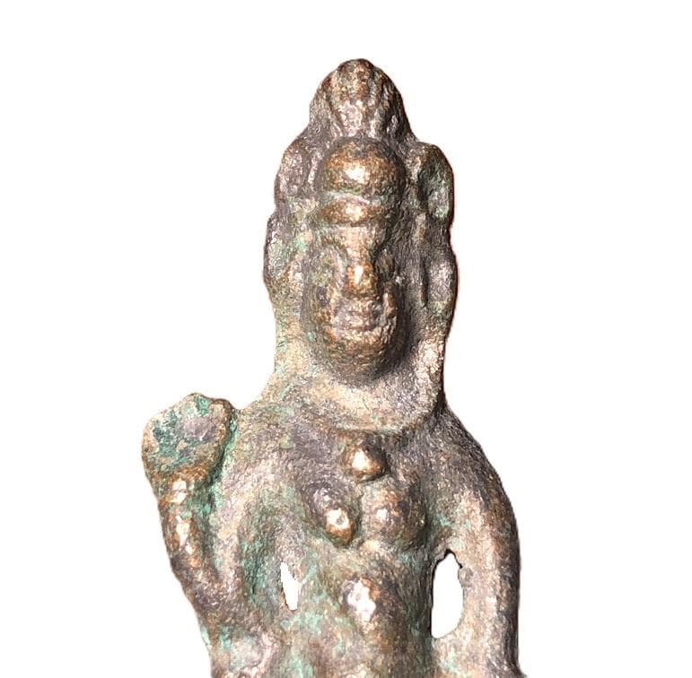 【 金銅菩薩立像 】　唐代仏教　念持仏/携行仏