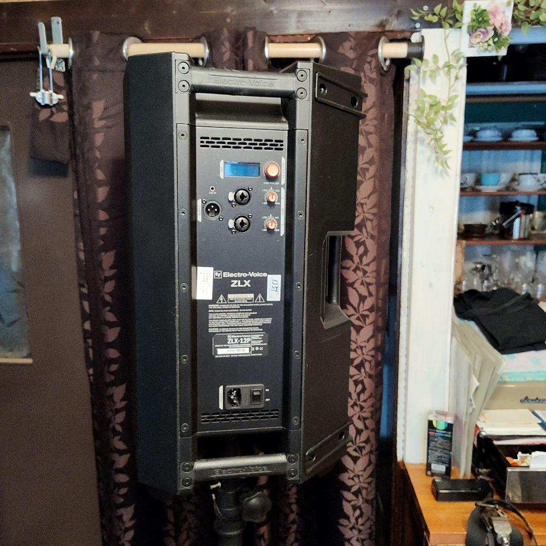 ElectroボイスZLX12Pパワードスピーカー中古品マイクと3脚付き