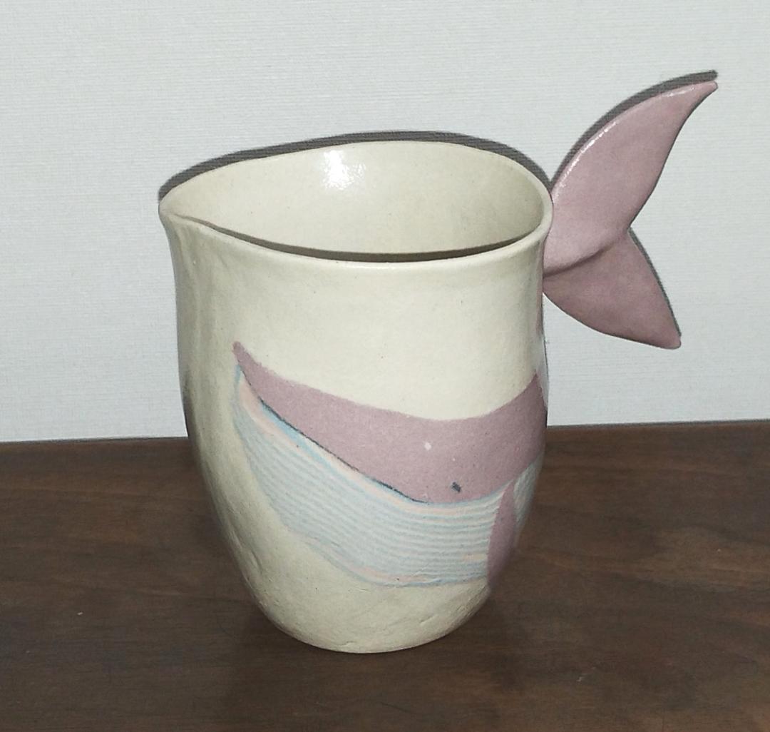 クジラカップ　信楽焼　錬込作家　高橋由紀子