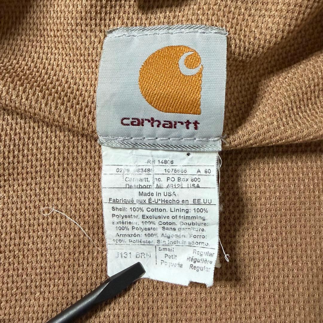 USA製 Carhartt アクティブジャケット 90s ブラウン キャメル L
