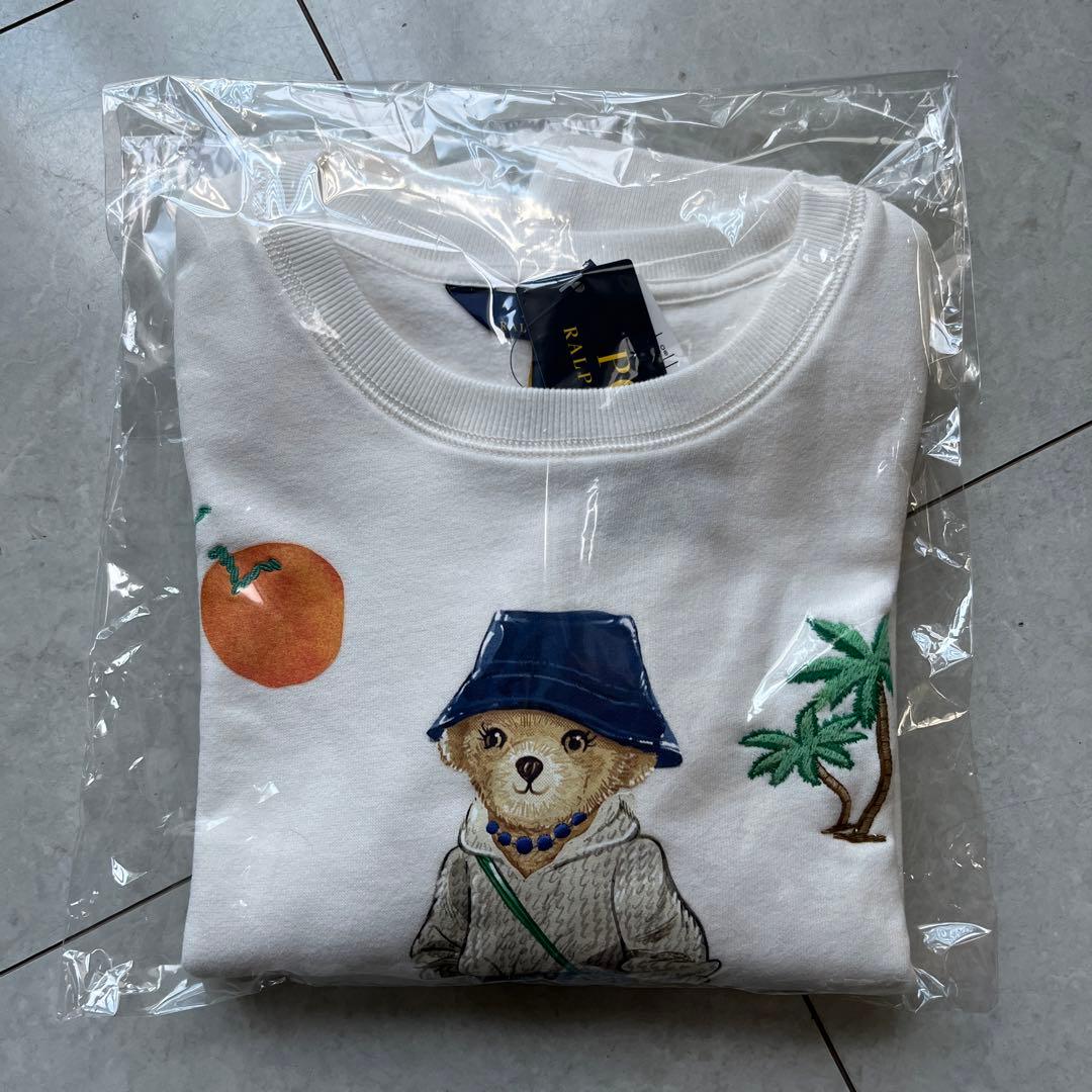 【新品未使用】ポロベアーフリーススエットシャツ　ガールズ