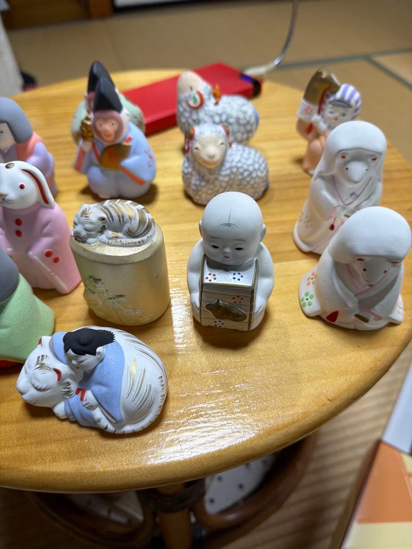 京都 伏見人形干支置物 十二支揃い 丹嘉窯系 伝統工芸 コレクション レア 希少