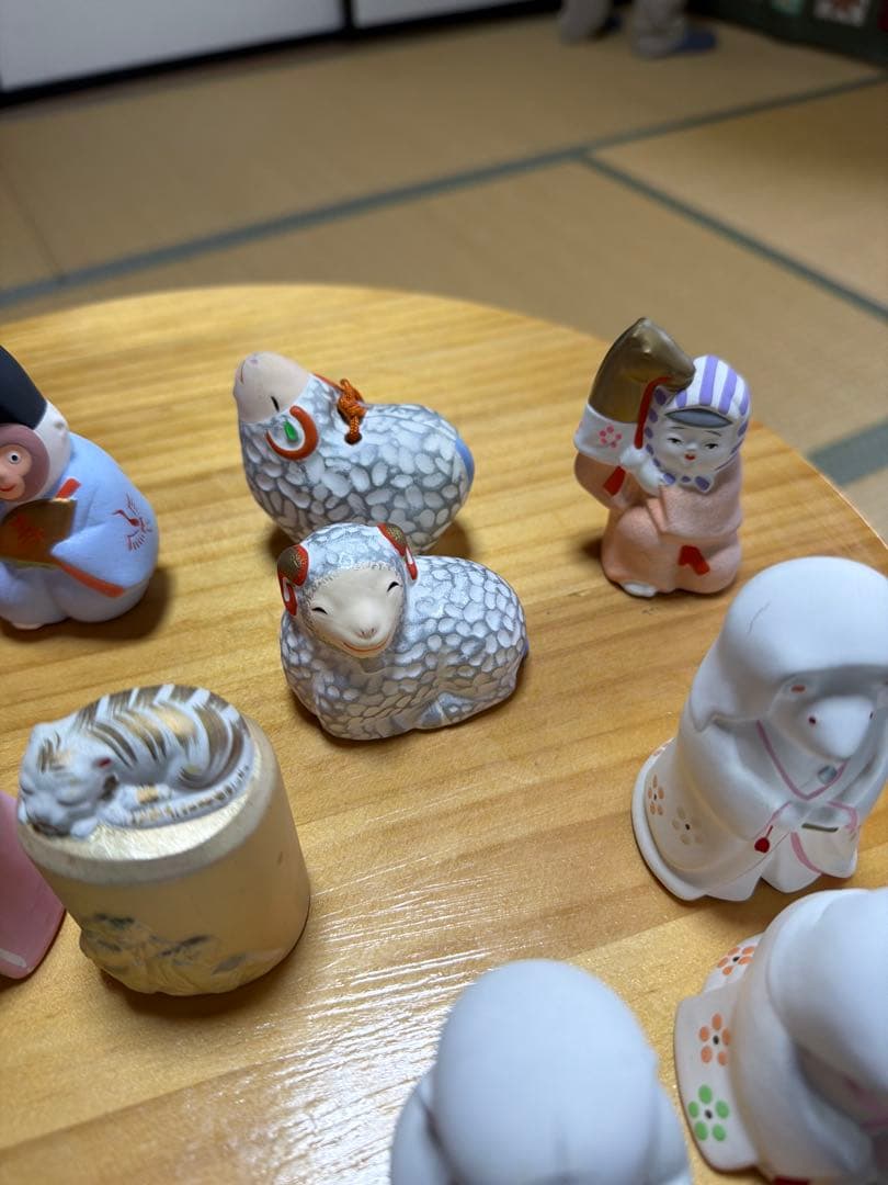 京都 伏見人形干支置物 十二支揃い 丹嘉窯系 伝統工芸 コレクション レア 希少