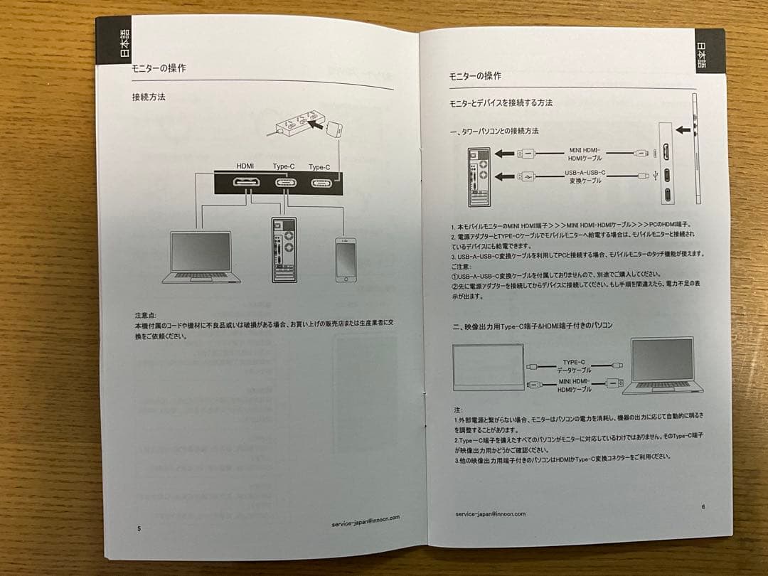 モバイルモニター 13.3インチINNOCN 13A1F