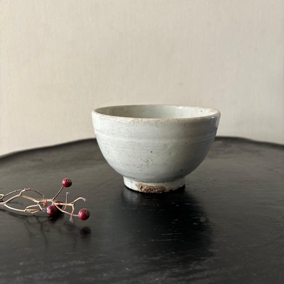 李朝鉢　小茶碗　大盃　白磁　朝鮮骨董　韓国アンティーク.古美術.酒器.ぐい呑み
