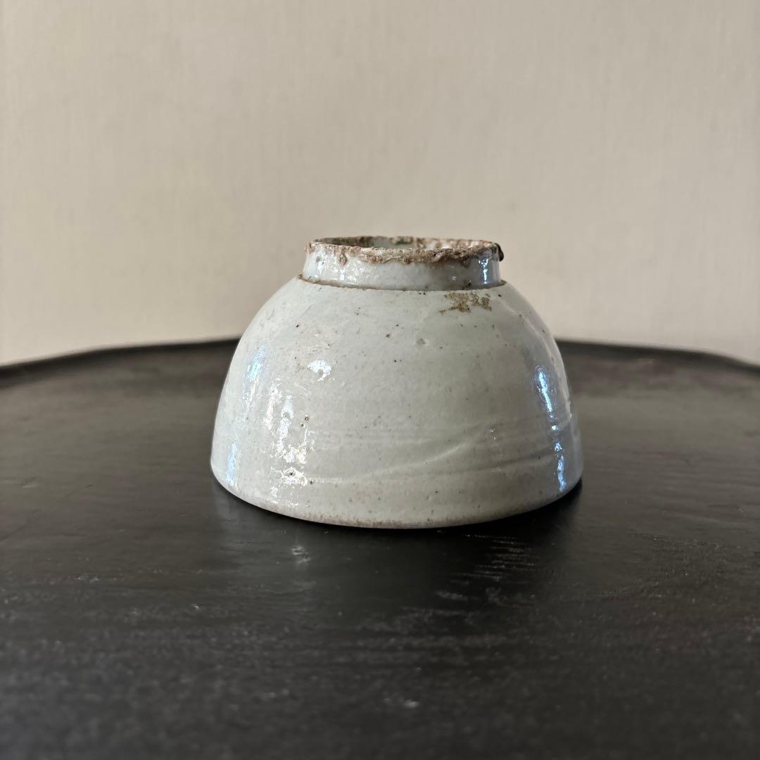 李朝鉢　小茶碗　大盃　白磁　朝鮮骨董　韓国アンティーク.古美術.酒器.ぐい呑み