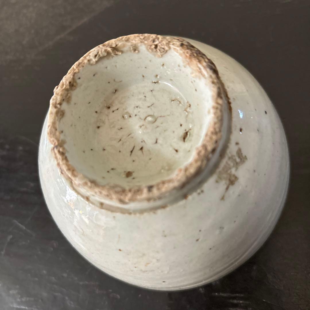 李朝鉢　小茶碗　大盃　白磁　朝鮮骨董　韓国アンティーク.古美術.酒器.ぐい呑み