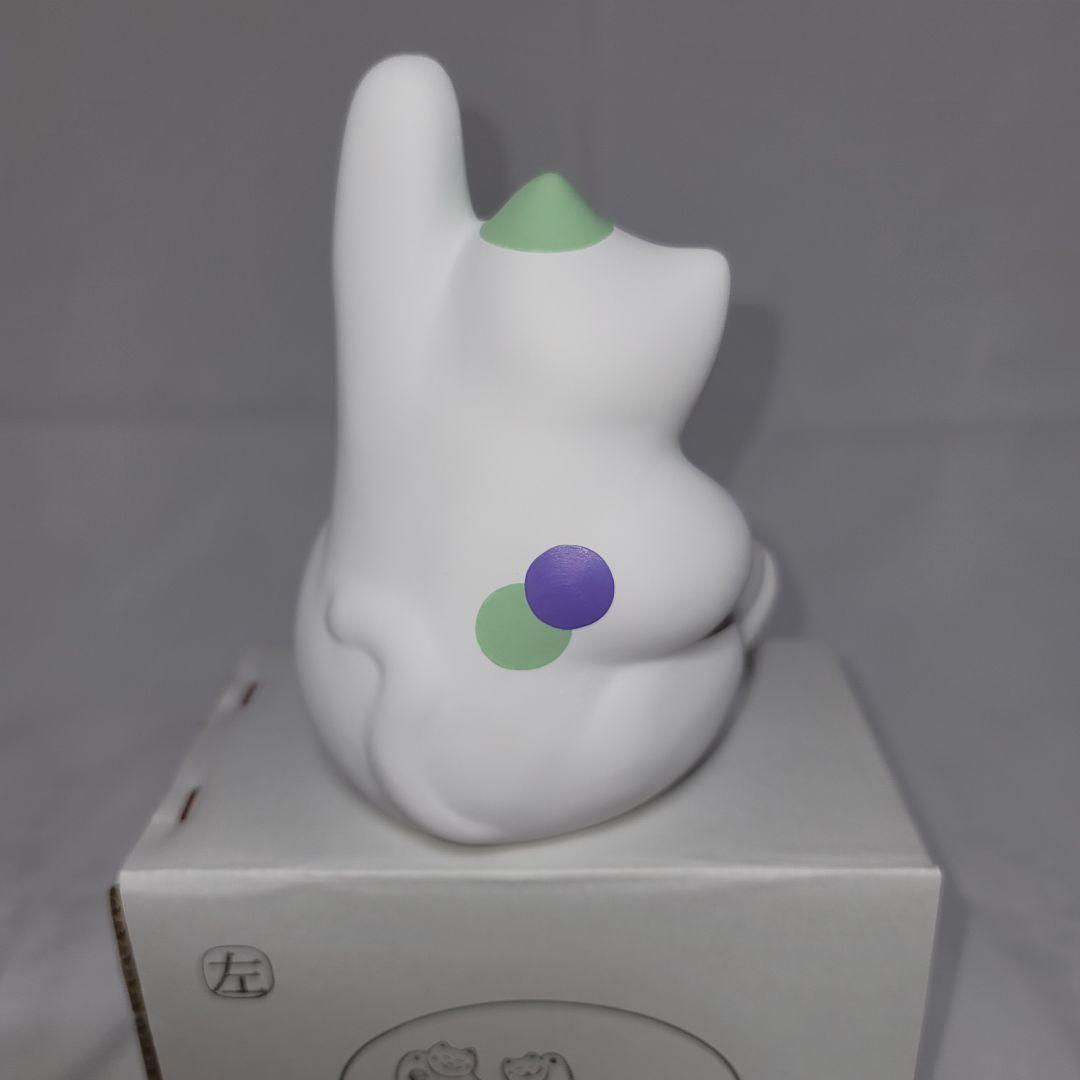 開運　湯布院　輪葉葉　福ねこ　左手福来る　招福　金運　招猫　新品　かわいい　幸運