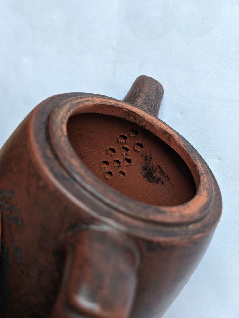 ♦中国？ 日本国内？大正 明治時代 紫泥 茶壺 古玩 古美術 宜興窯 骨董品