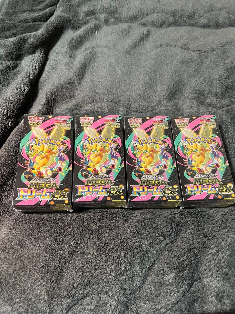 ポケモンカード MEGAドリームEX 4ボックスセットシュリンプありバラ売り⭕️