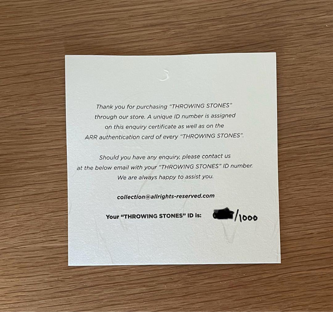 花井祐介　yusuke hanai THROWING STONES フィギュア