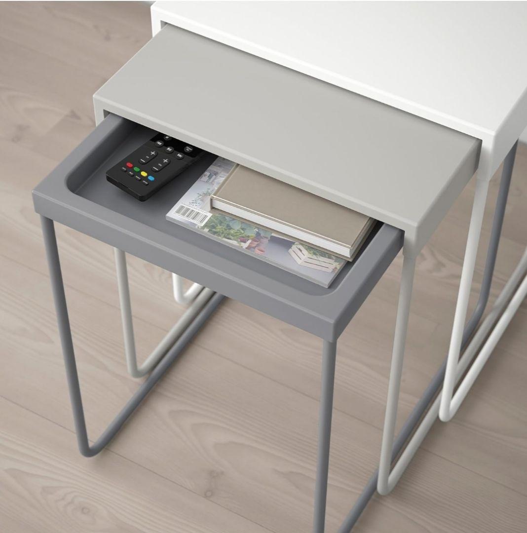 【廃盤品】イケア　GRANBODA　グランボダ ネストテーブル　3点セット