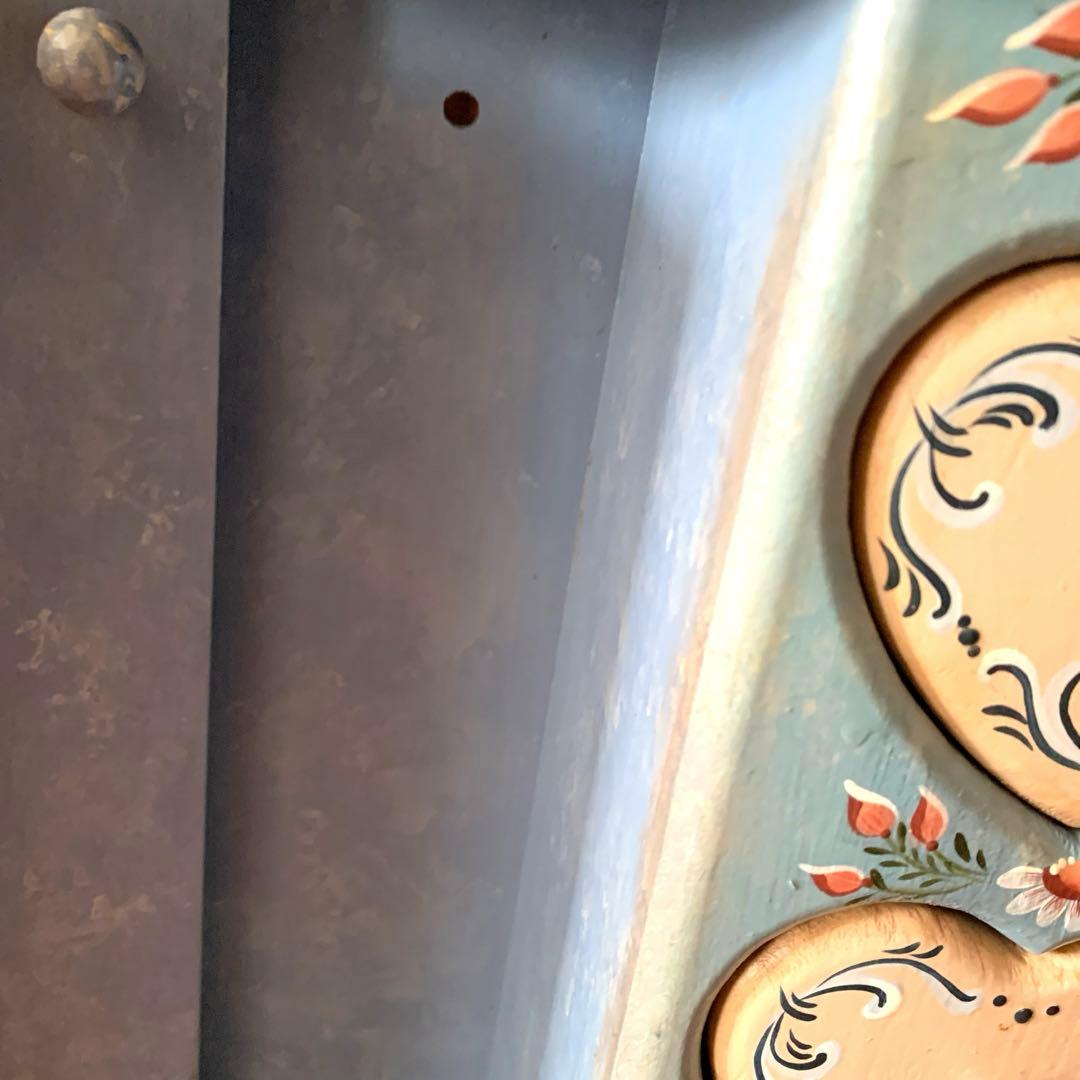 ハート型引き出しの木製小物入れ　ジュエリーボックス