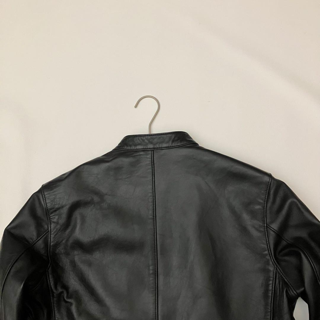 ✨ラムレザー✨ jeans factory clothes シングルライダース