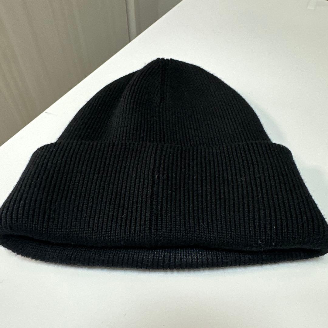カナダグース ニット帽 黒 アークティックプログラム