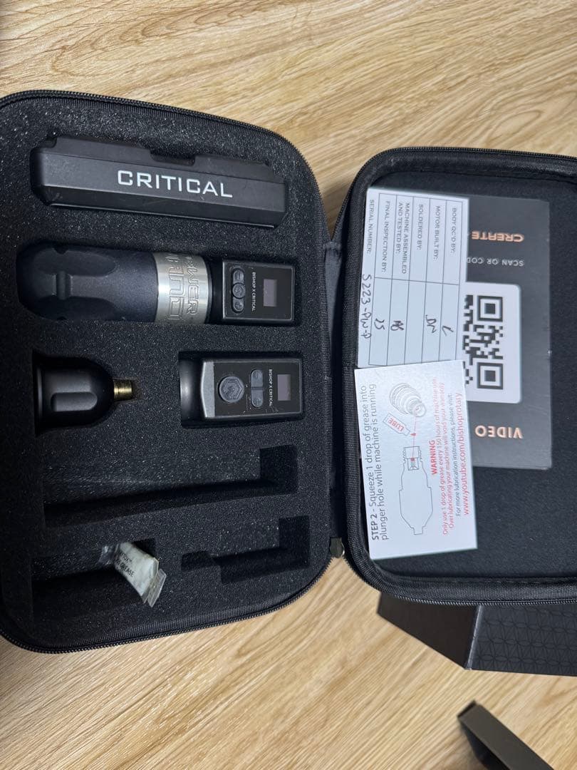 ビショップ パッカー タトゥーマシン ワイヤレス 彫師セット　値下げ