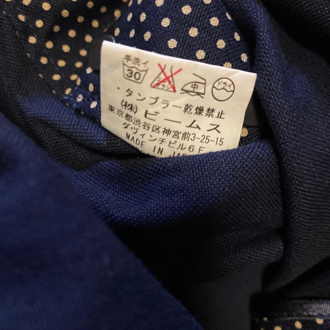 BEAMS BOY ドット柄 オーバーオール