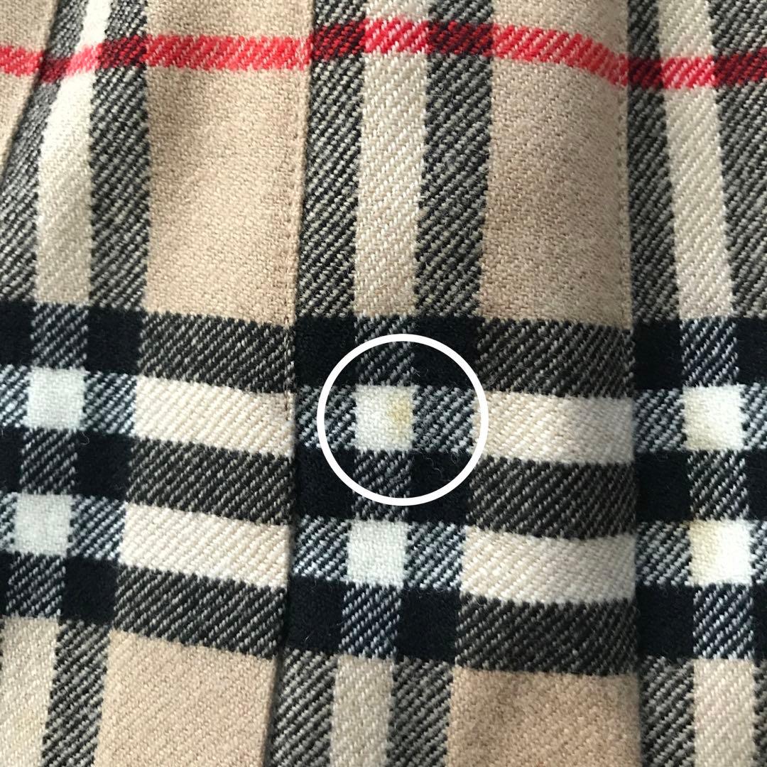 BURBERRYS プリーツ スカート　ノバチェック　ウール