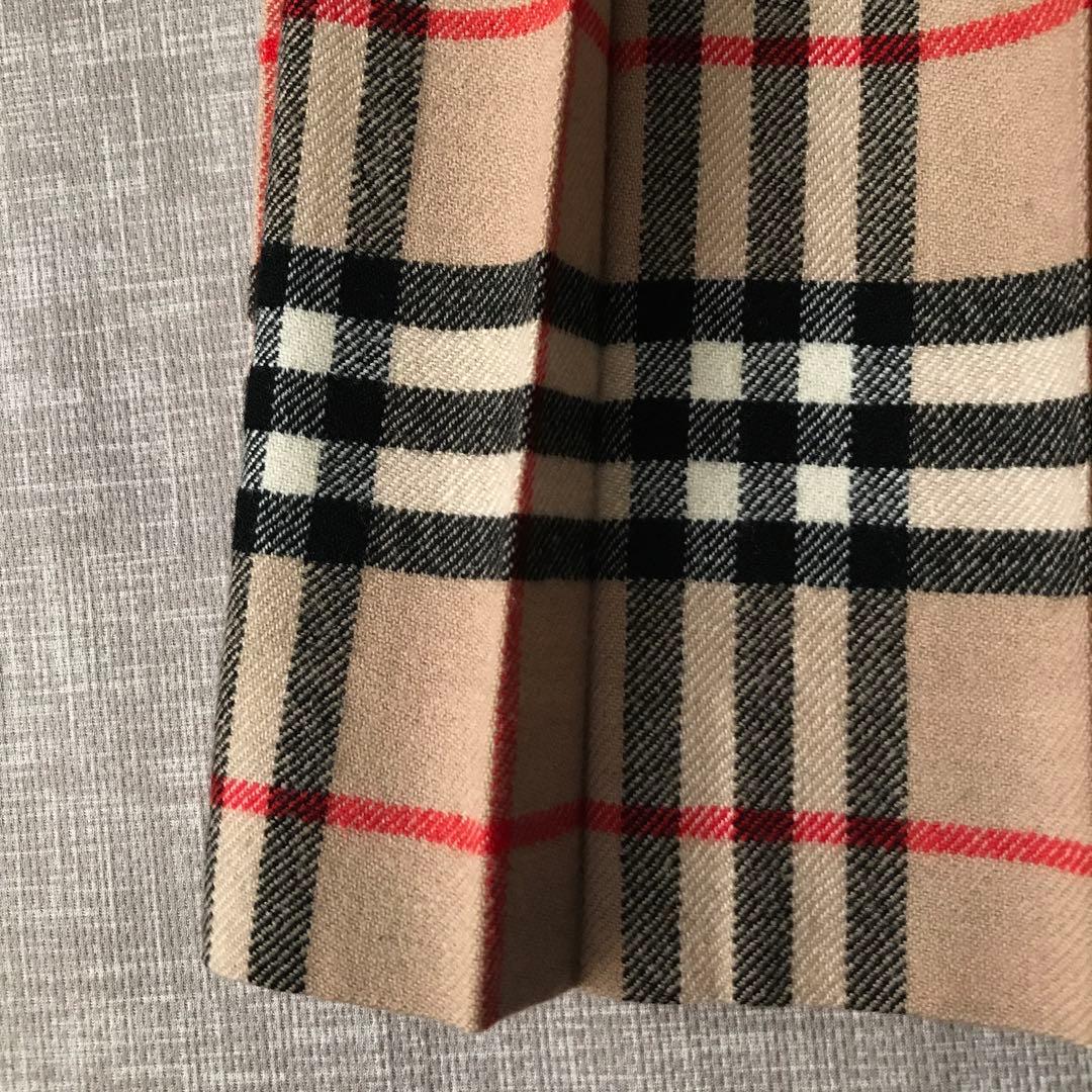 BURBERRYS プリーツ スカート　ノバチェック　ウール