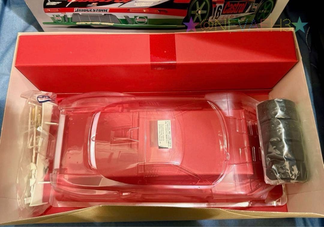 Kyosho◆Castrol MUGEN NSX RCエンジンカー ＆OP付き