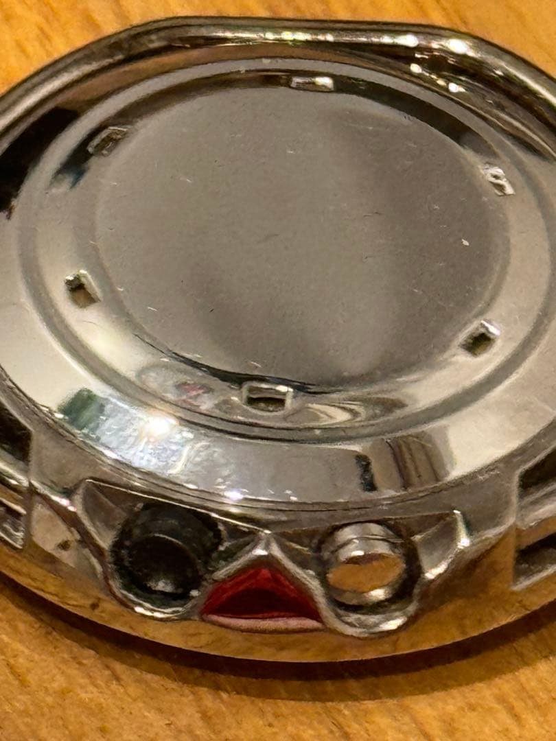 起動中エールフランス公式　旅行時計　AIRFRANCE ポリッシュ済純銀貼り