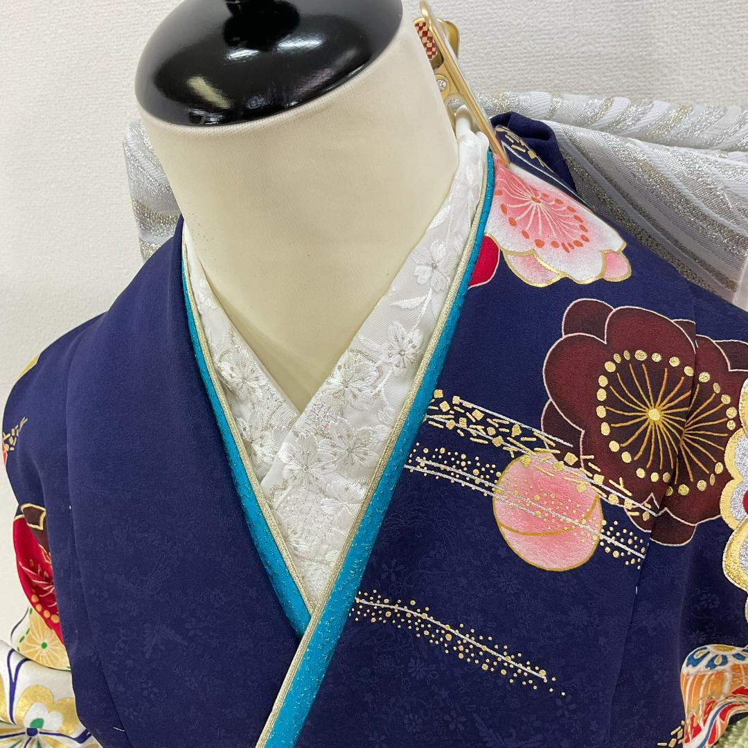 Tonton　帯・小物　白刺繍半衿　コーデ変更ページ