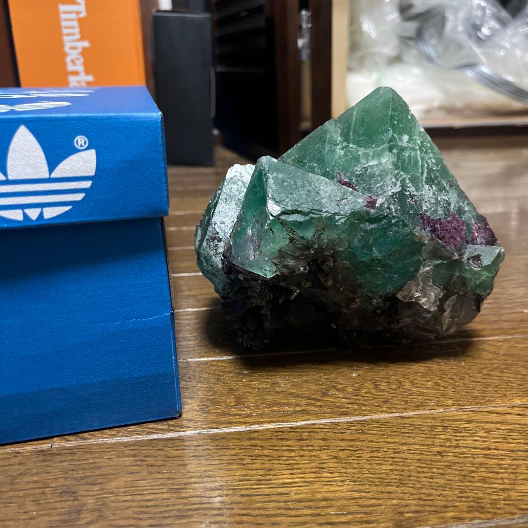 蛍石　黄鉄鉱　水晶　共生鉱物　天然石　原石