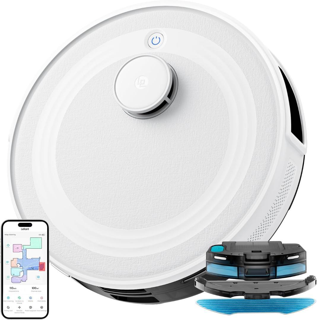 Lefant M2S ロボット掃除機 本体　水拭き両用 エリア指定可