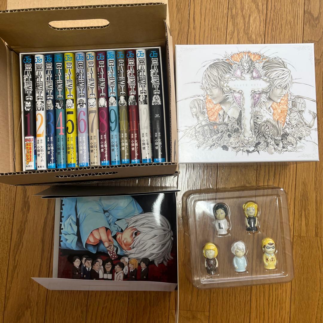 デスノート　death note 全巻セット　収納ボックス　指人形付