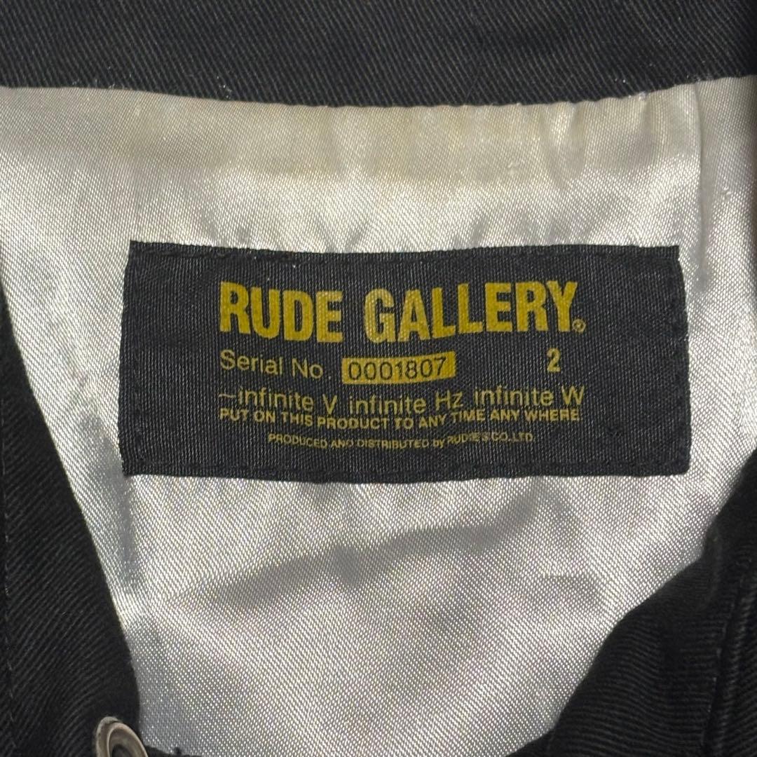 RUDE GALLERY ドリズラージャケット ワークジャケット 刺繍 ダック地