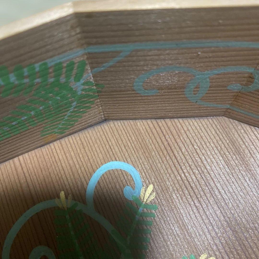 茶道具　16角　玄々斎好写　松唐草　雄斎　炭斗　裏千家