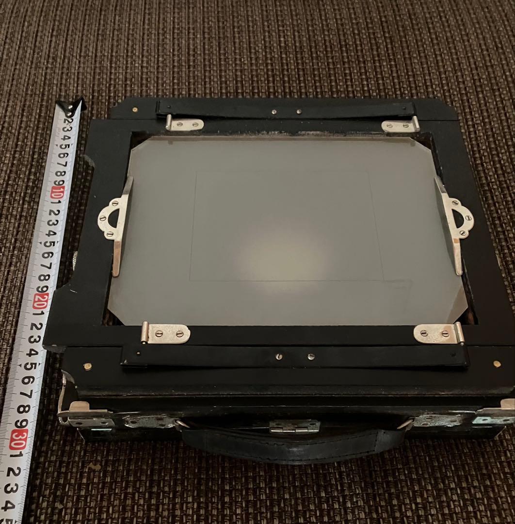 ジャンク扱い　蛇腹カメラ　レトロ　木製