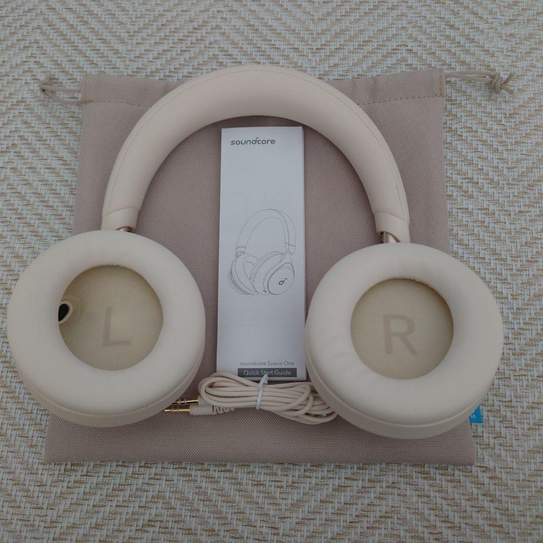 アンカー　Bluetooth　ヘッドホン　ワイヤレス　ホワイト　a3035