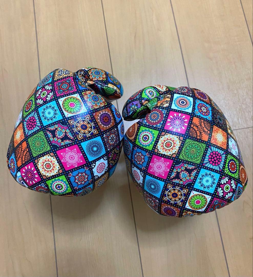 TWINS SPECIAL ボクシンググローブ 8oz カラフル パッチワーク柄