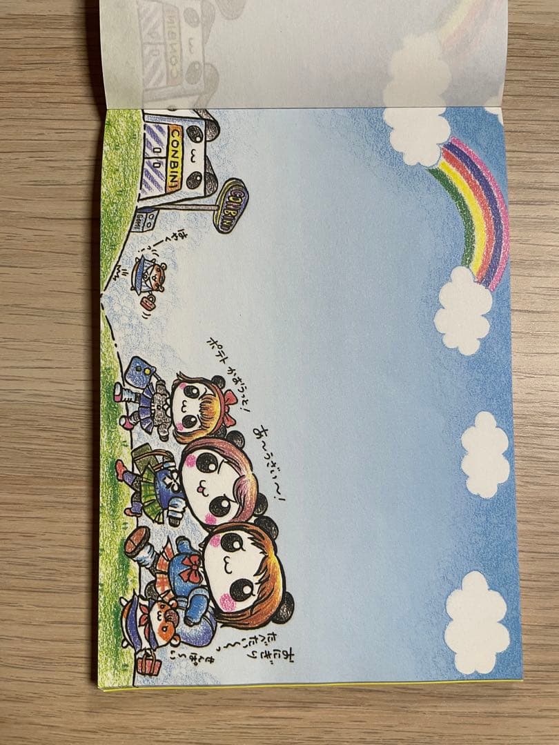 平成レトロ　メモ帳　パンダ　ギャル　レア