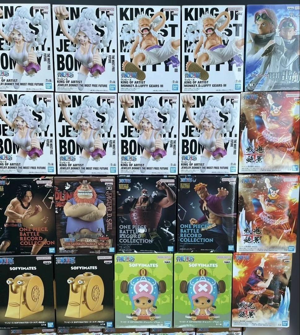 プライズフィギュアまとめ売り 18種類42体ワンピース