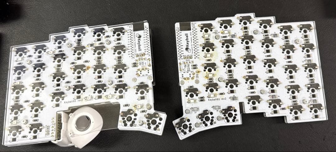 Keyball61 一応組立て済み