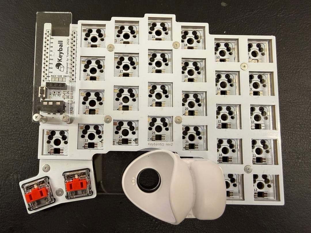 Keyball61 一応組立て済み