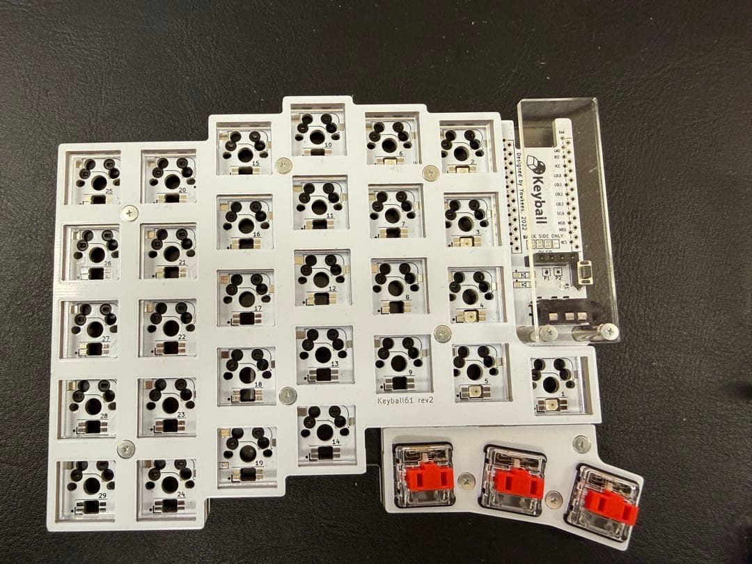 Keyball61 一応組立て済み