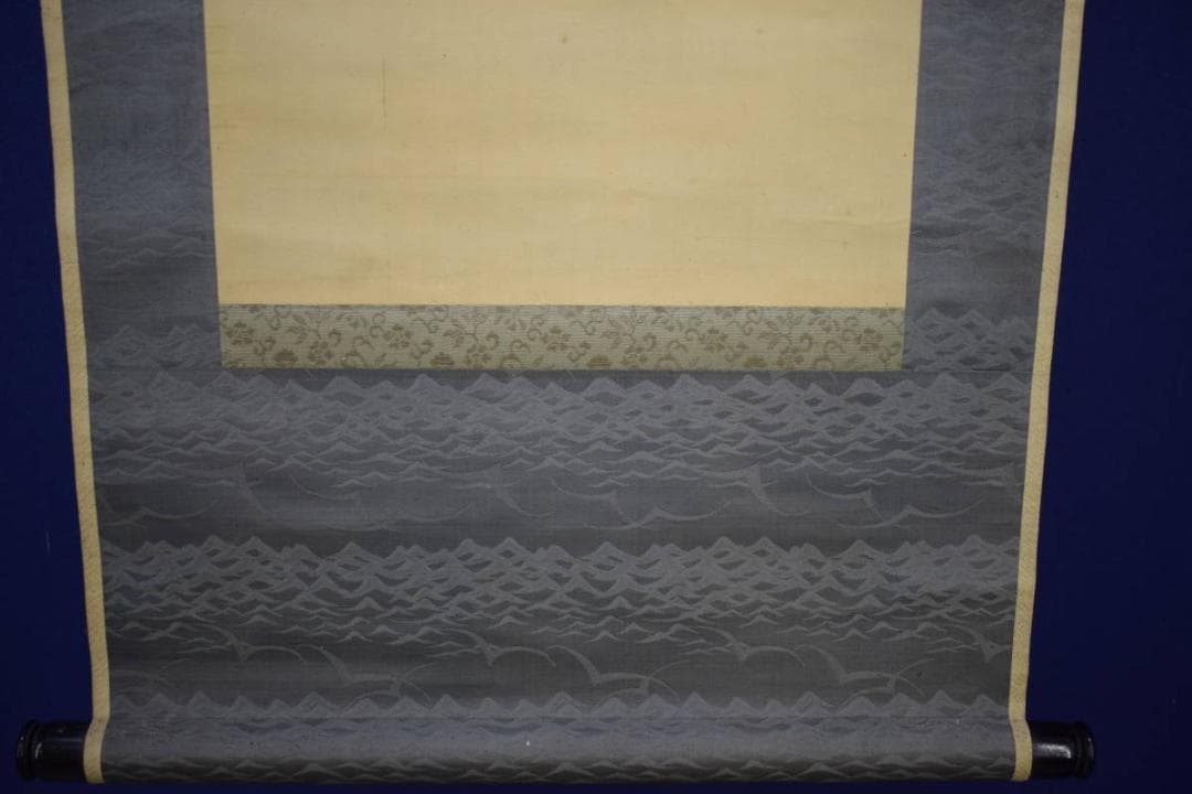 真作/菅楯彦/静御前画賛/人物画賛/絹表装/布袋屋掛軸HJ-126