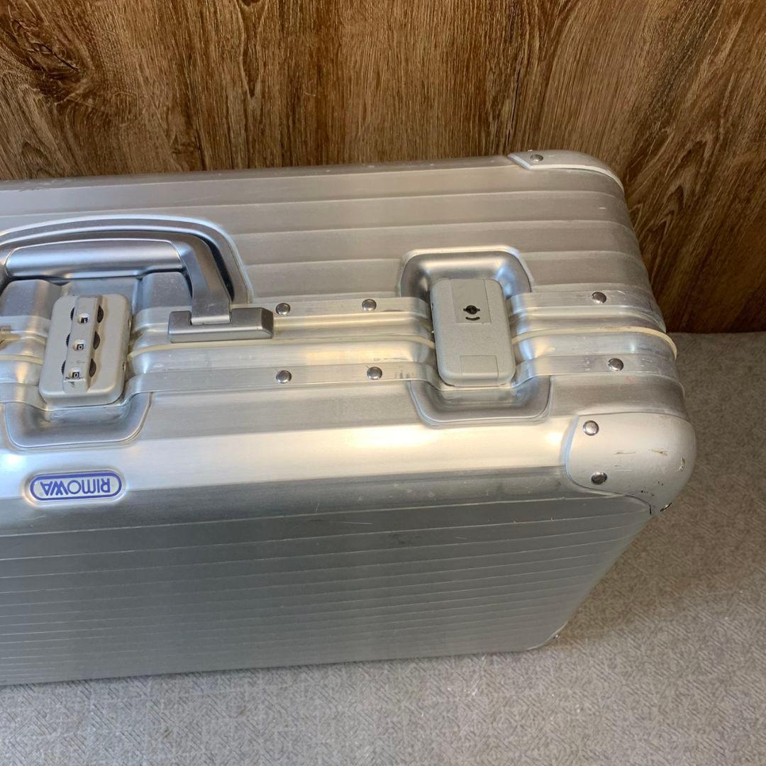 J816 RIMOWA TOPAS スーツケース 廃盤 2輪 青ロゴ リモワ