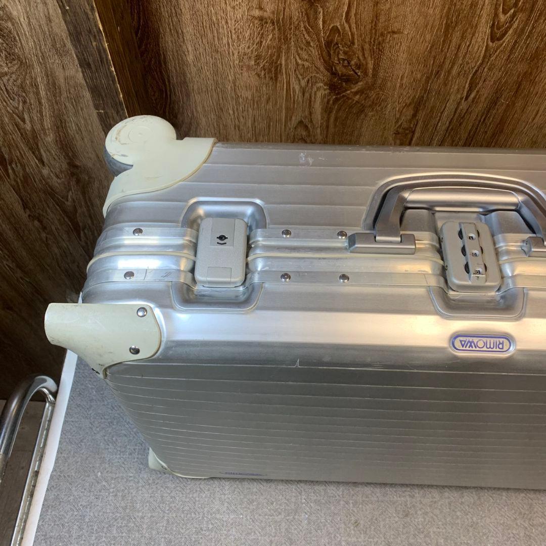 J816 RIMOWA TOPAS スーツケース 廃盤 2輪 青ロゴ リモワ