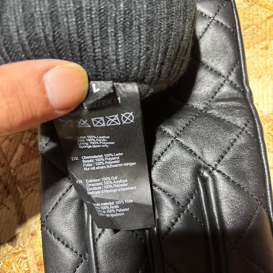 Barbour バブアー　キルティング　レザー　手袋　size Ｌ