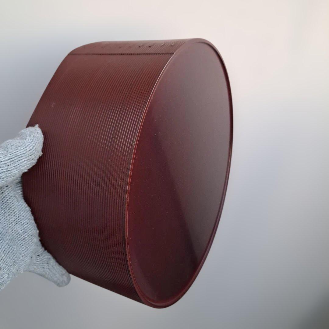 【茶道具　裏千家　千歳盆】天然天然　真塗　　長期保管品