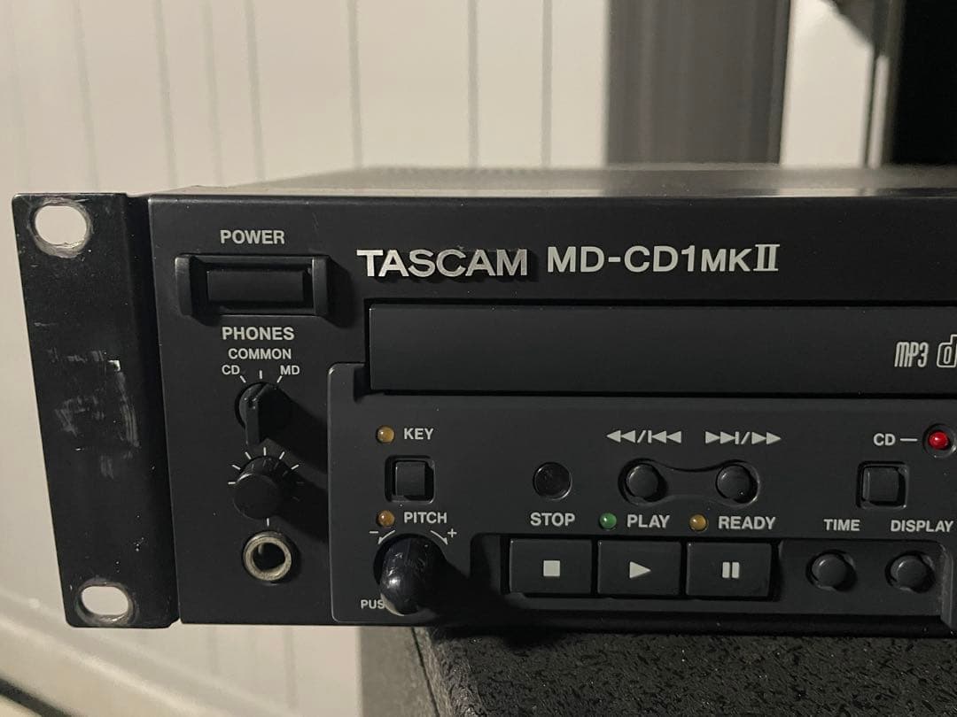 TASCAM MD-CD1MKII CD/MDデッキ 動作確認済 電源付
