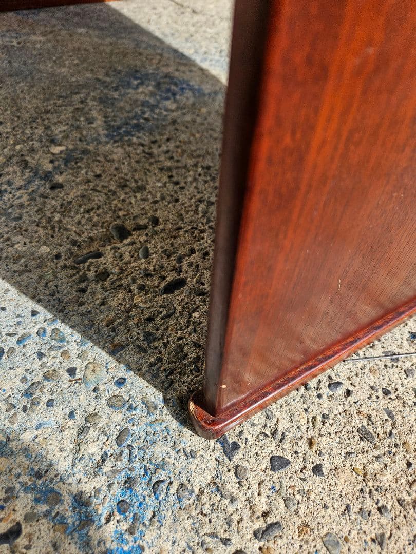 Karimoku 文机 座卓 抽斗付き 天然木製 勉強机 レトロ ヴィンテージ