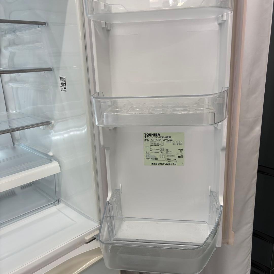 857❤️冷蔵庫　東芝　500-600ℓ　フレンチドア　大型　中古　安い　設置無料